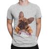 Frenchie French bulldog lovers gift Graphic Funny 100 Cotton TShirt French Bulldog Tees Tops For Unisex