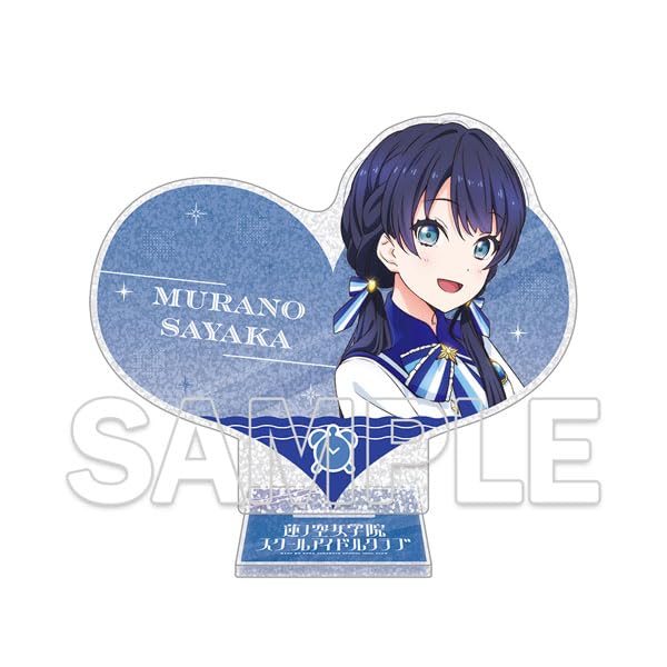 

KADOKAWA Love Hasunozora Academy Школьный идол-клуб Блестящая акриловая подставка 365 дней Саяка Мурано Ш13 x В12см или меньше Акрил Live! Девичьи в форме сердца