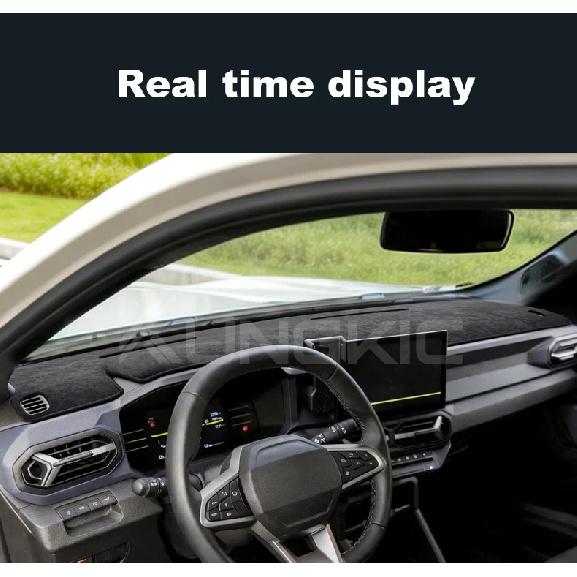 For Dacia Duster 3 2024 2025 2026 Car Dashboard Cover Flannel Mat Avoid Light Pad Dacia Duster 2024 Accessories