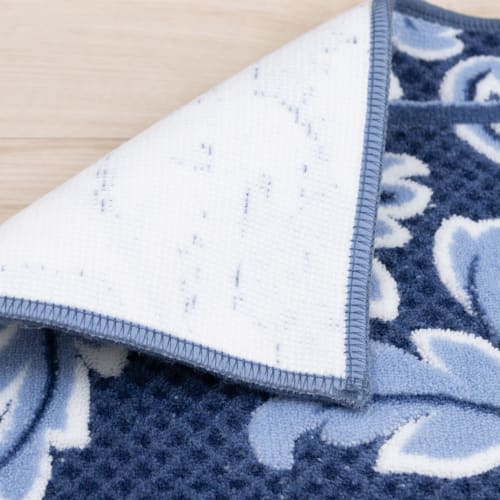 LANCETTI Pizzo Kitchen Mat, Approximately 60 x 150 cm, Blue, Lancetti Senko 34336