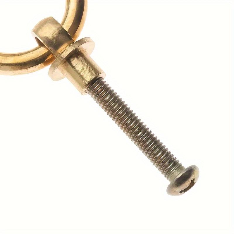 Vintage Cabinet Door Lock Handles in Polished Brass-An elegant upgrade for your cabinets,featuring easy install hardware with mounting screws included