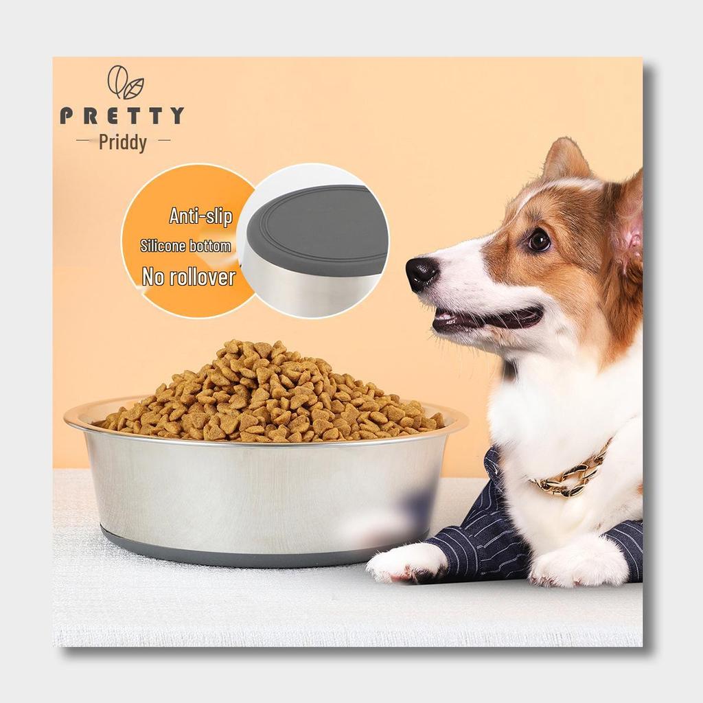 Sealed 304 Stainless Steel Pet Food Storage Container for Dogs & Cats