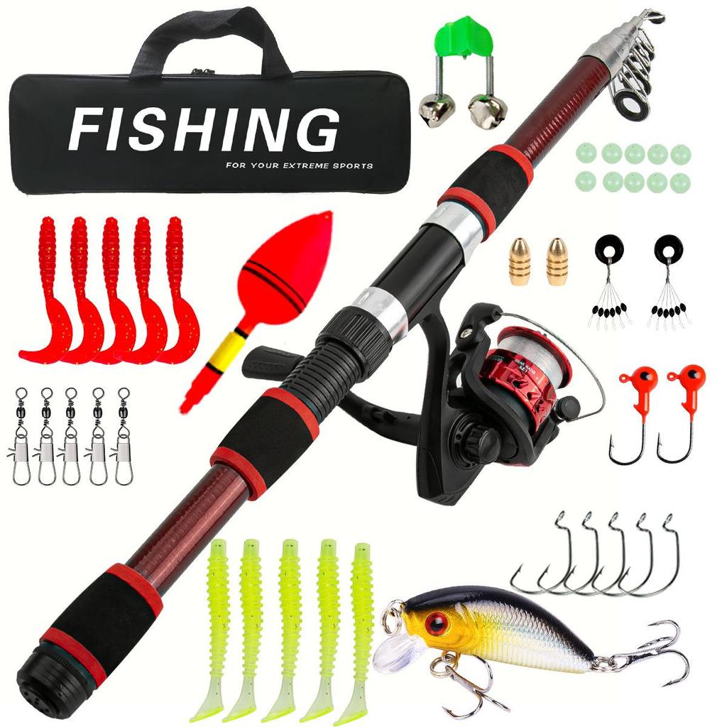 1.8m Children's Fishing Rod Set: Ultra Short Rod and Reel, Hot Cross-border Deal