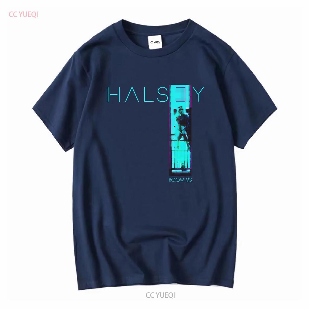 Halsey room 93 Tričko TOUR Love and Power KL496 vintage Prané móda Všestranné Strečové homme Ležérní Pohodlné grafické