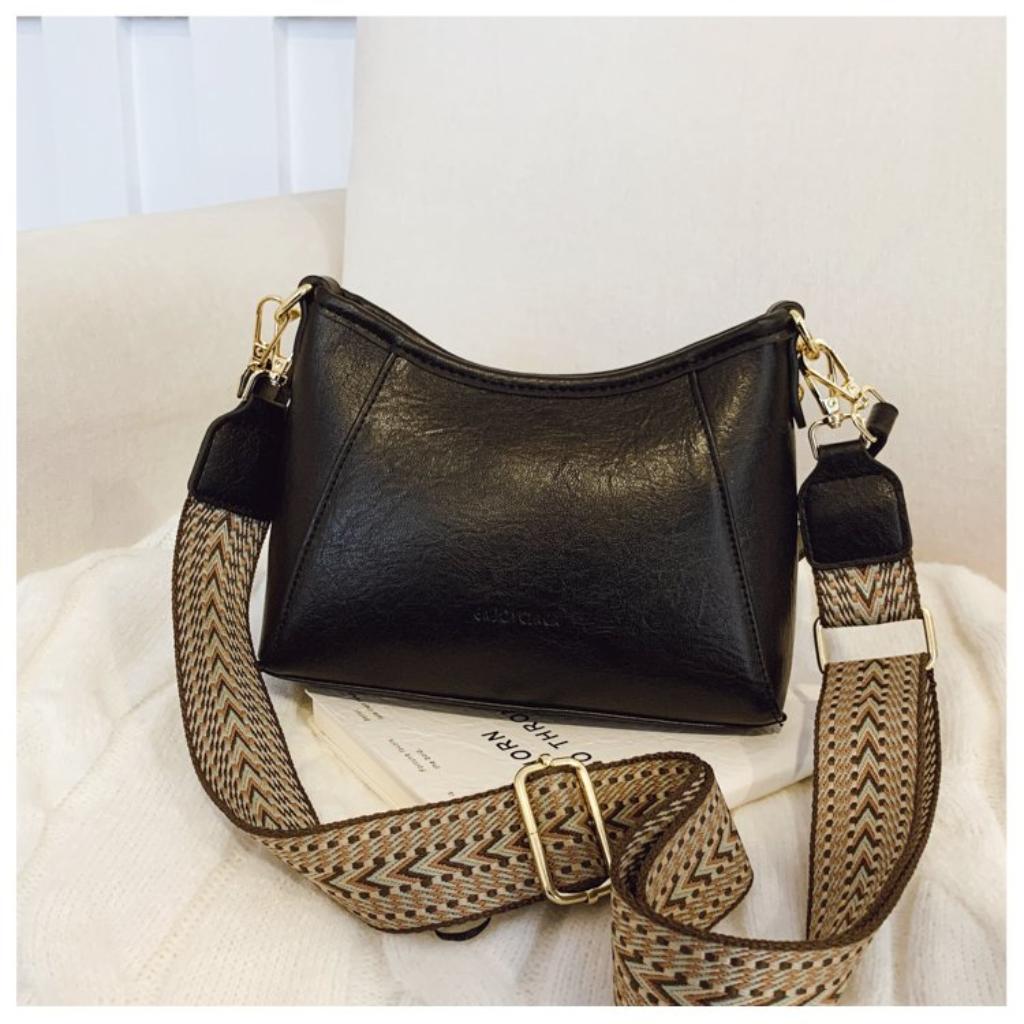  Crossbody Handbag Women PU Simple Versatile Daily Commute