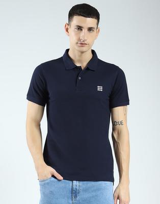 Rock It By Monte Carlo Mens Solid Collar Neck Tshirt