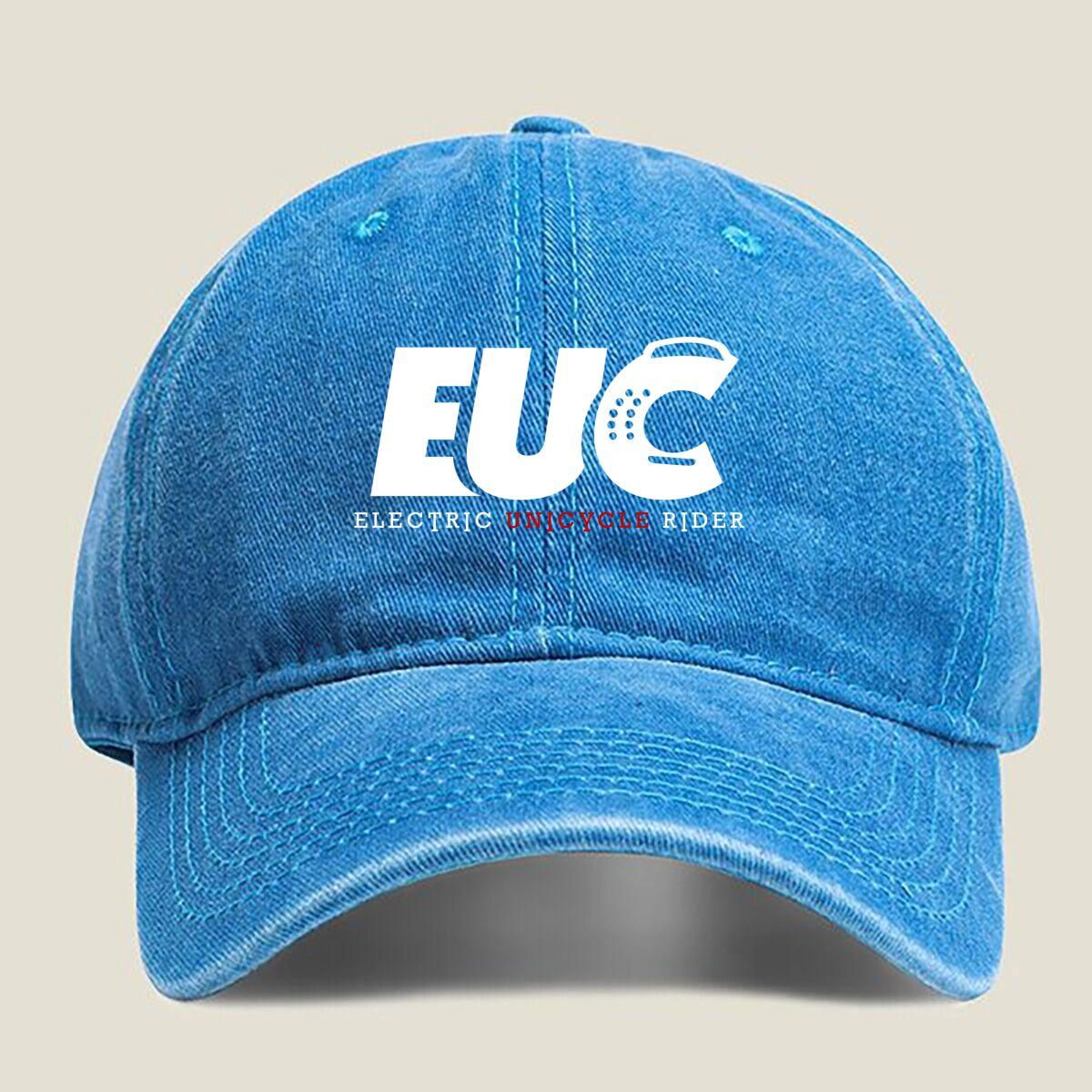 

EUC Electric Unicycle Fashion Washed Baseball Cap Outdoor For Womens Unisex Female Beach Dad Hat Hip Hop One Size озеро синий
