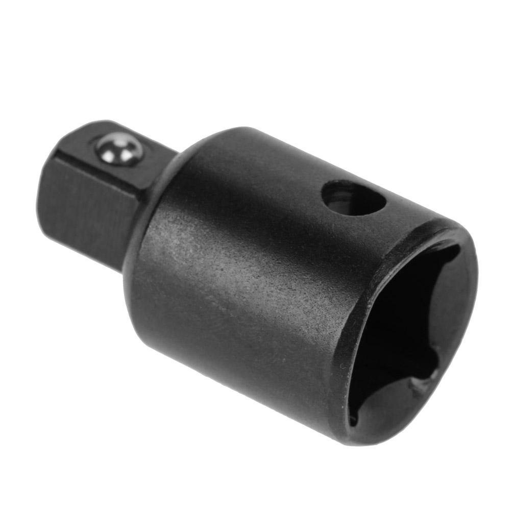 4Pcs Silver     Steel Socket Adapter Reducers 1Celsius2 , 3Celsius8 , 1Celsius4  Wrench Adapter