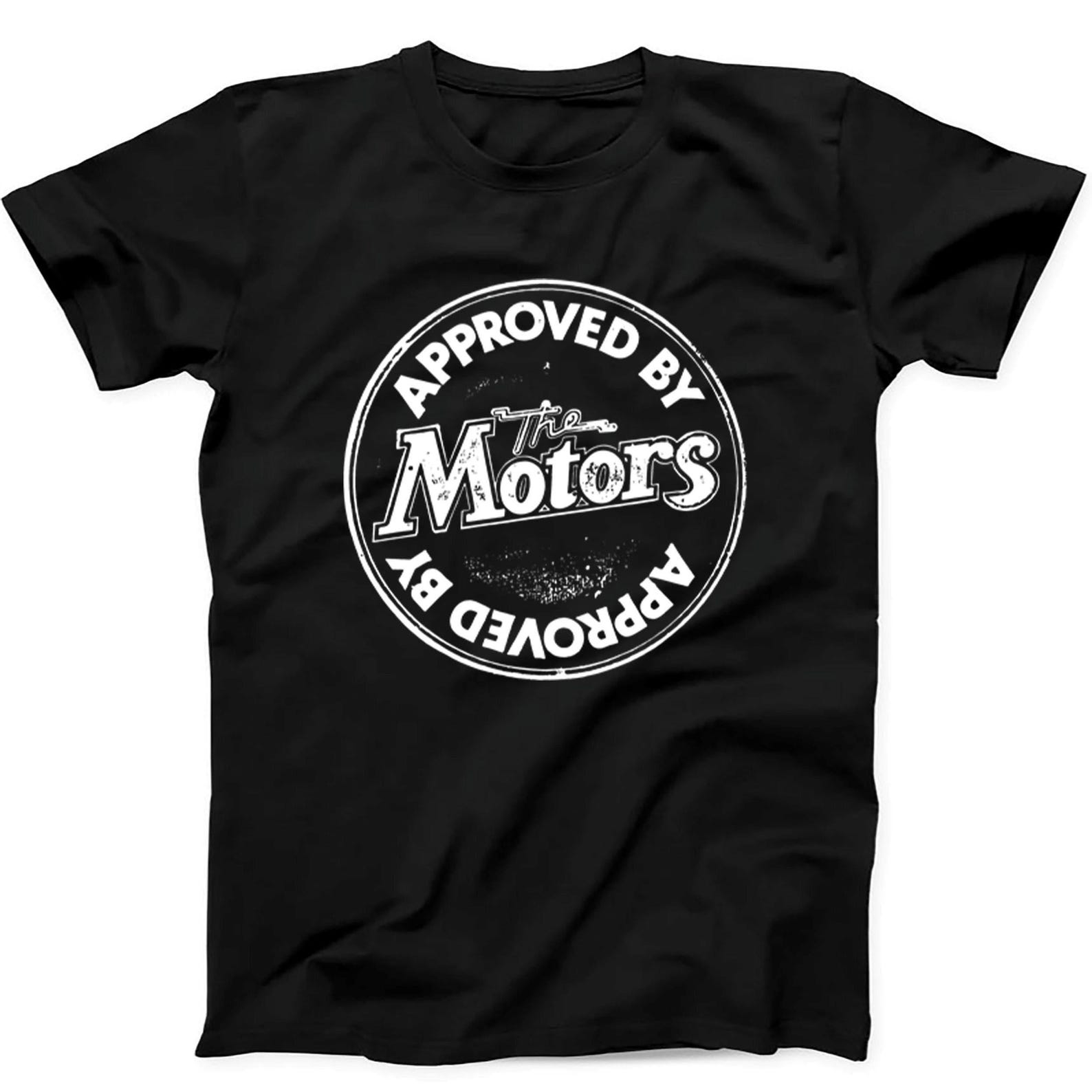 The Motors Approved By The Motors Music Tee Black T Shirt B616 3XL