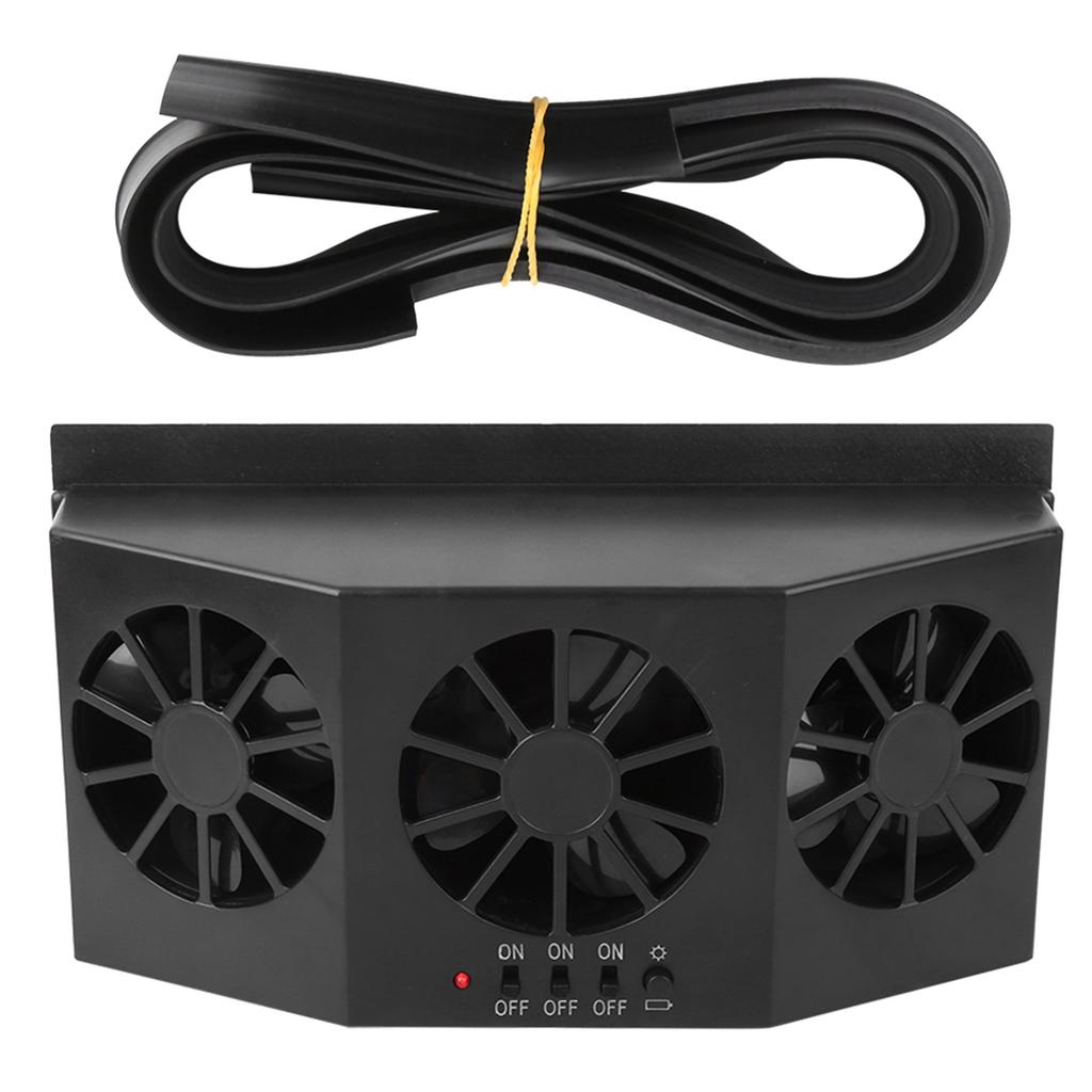 Tragbarer solarbetriebener Autoventilator Automobil-Lüftungsschlitz Belüftungskühlventilator