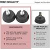 for Peloton Exercise Bike Non-Slip Fixed Support Pads Bicycle Rubber Swivel Foot Pads Upgraded Stainless Steel 3/8 Inch Leveling Screws Non-Slip
