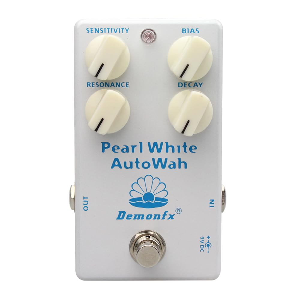 Demonfx Pearl White Auto Wah Effect Pedal Wah/Auto
