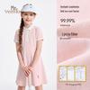 YEEHOO Little Ice Cream Girls' Cool-Touch Polo Dress