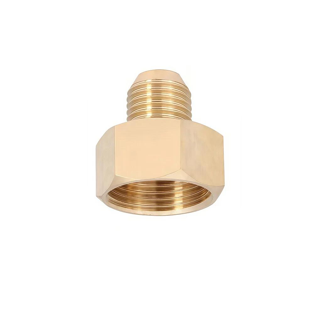 M22 Female to M14 Male Brass Adapter Pressure Washer Connector Quick Connect Fitting for High Pressure Gun Hose 4500 PSI