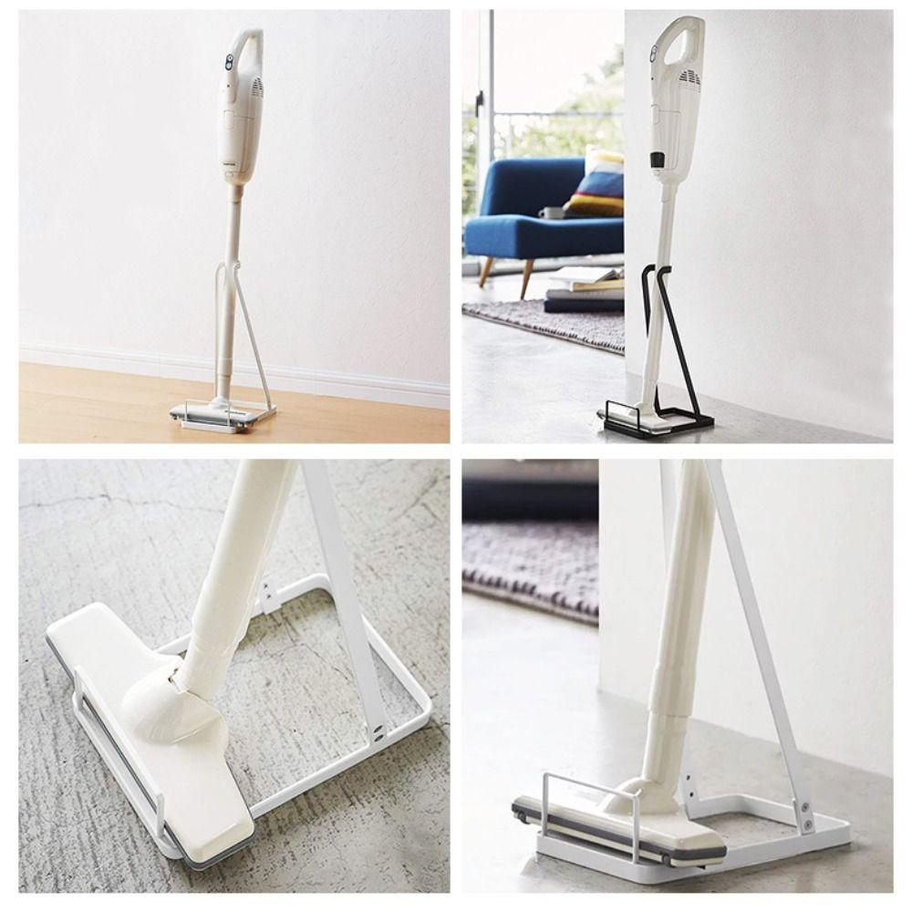 Vertical Vacuum Cleaner Storage Rack Stable Vacuum Holder Dust Collector Bracket  Kitchen Use