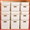 Large Dustproof Plastic Storage Box with Lid for Clothes, Cosmetics, and Mobile Phones