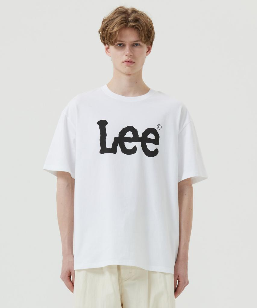 LEE Big Twitch Logo T-Shirt White