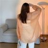 Thin Long Sleeve Top Chiffon Female Loose Cardigan Casual Women Shirt Blouse