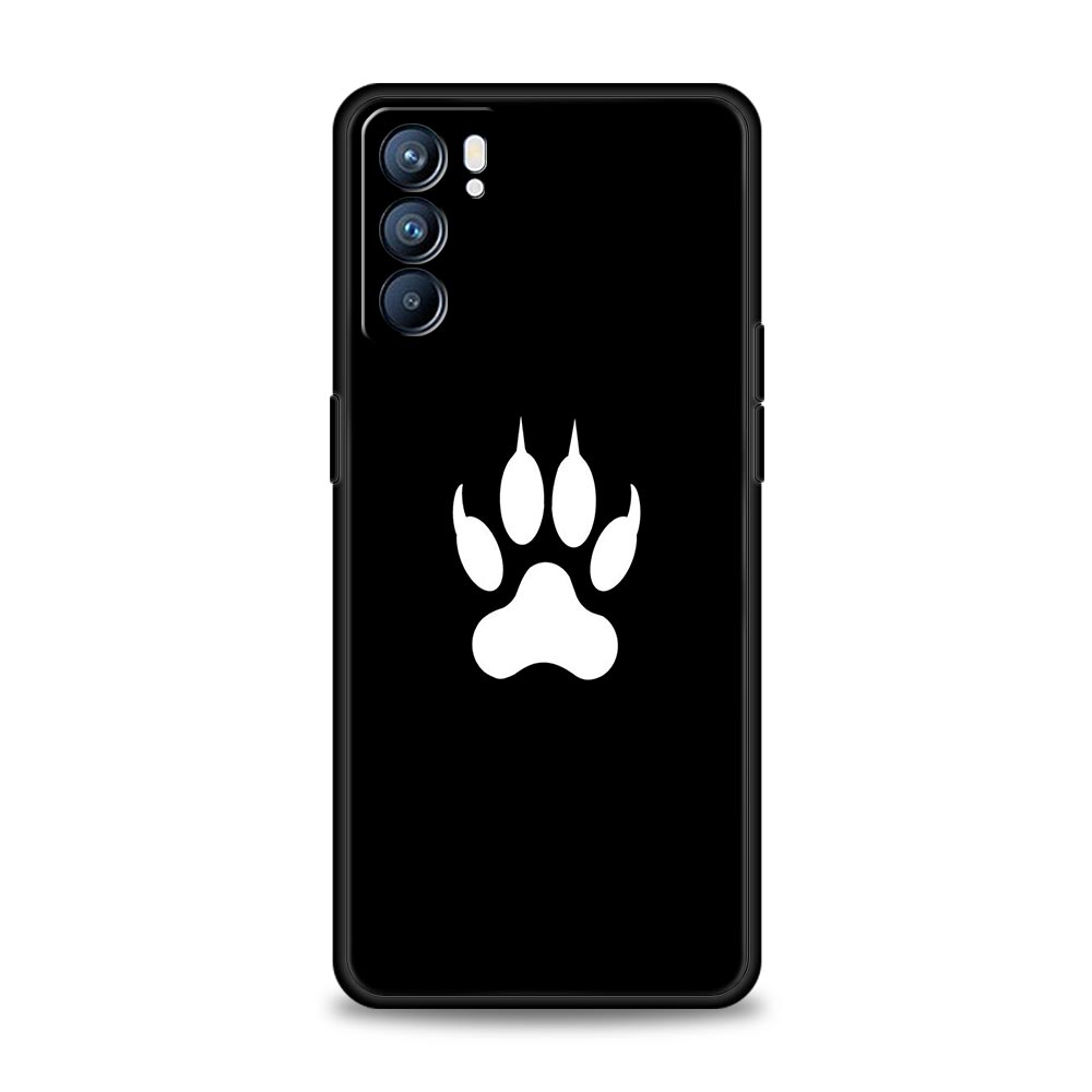 Animal Wolf Phone Case For OPPO Find X5 A54 A53 A52 A9 2020 A16 A15 A95 A76 A74 A12 Reno7 SE Reno6 Pro+ 5G Soft Silicone Cover