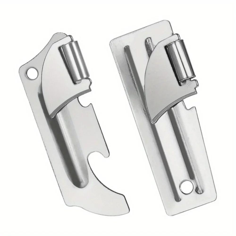 1PC Multifunctional Stainless Steel Folding Bottle Opener, household can opener, canning knife, lid opener, tin can opening