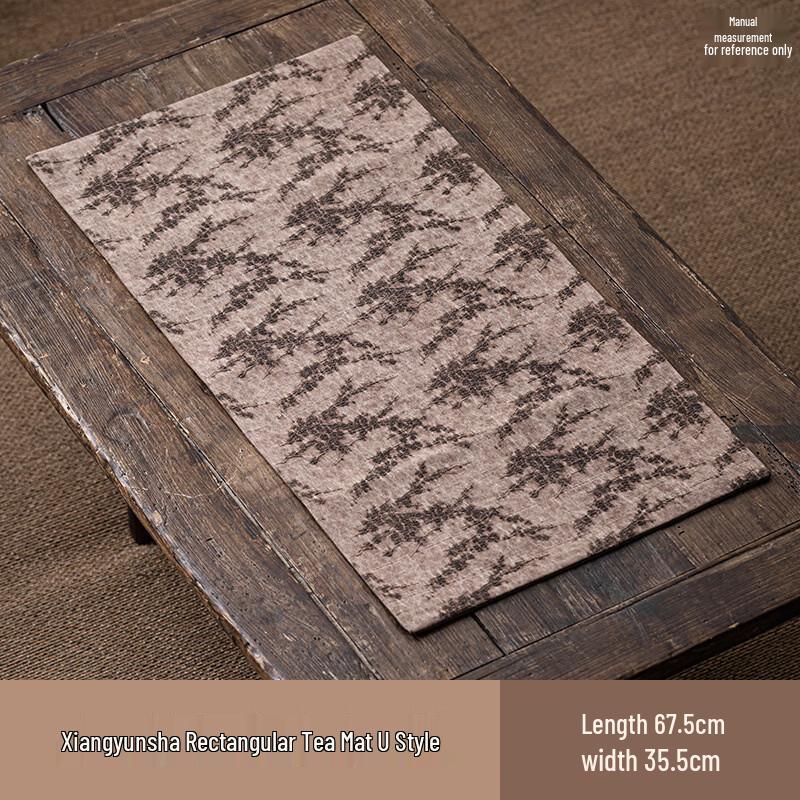 Chun He Zen Style Gambiered Canton Gauze Tea Mat