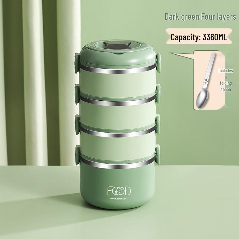 304 Stainless Steel Portable Insulated Lunch Box