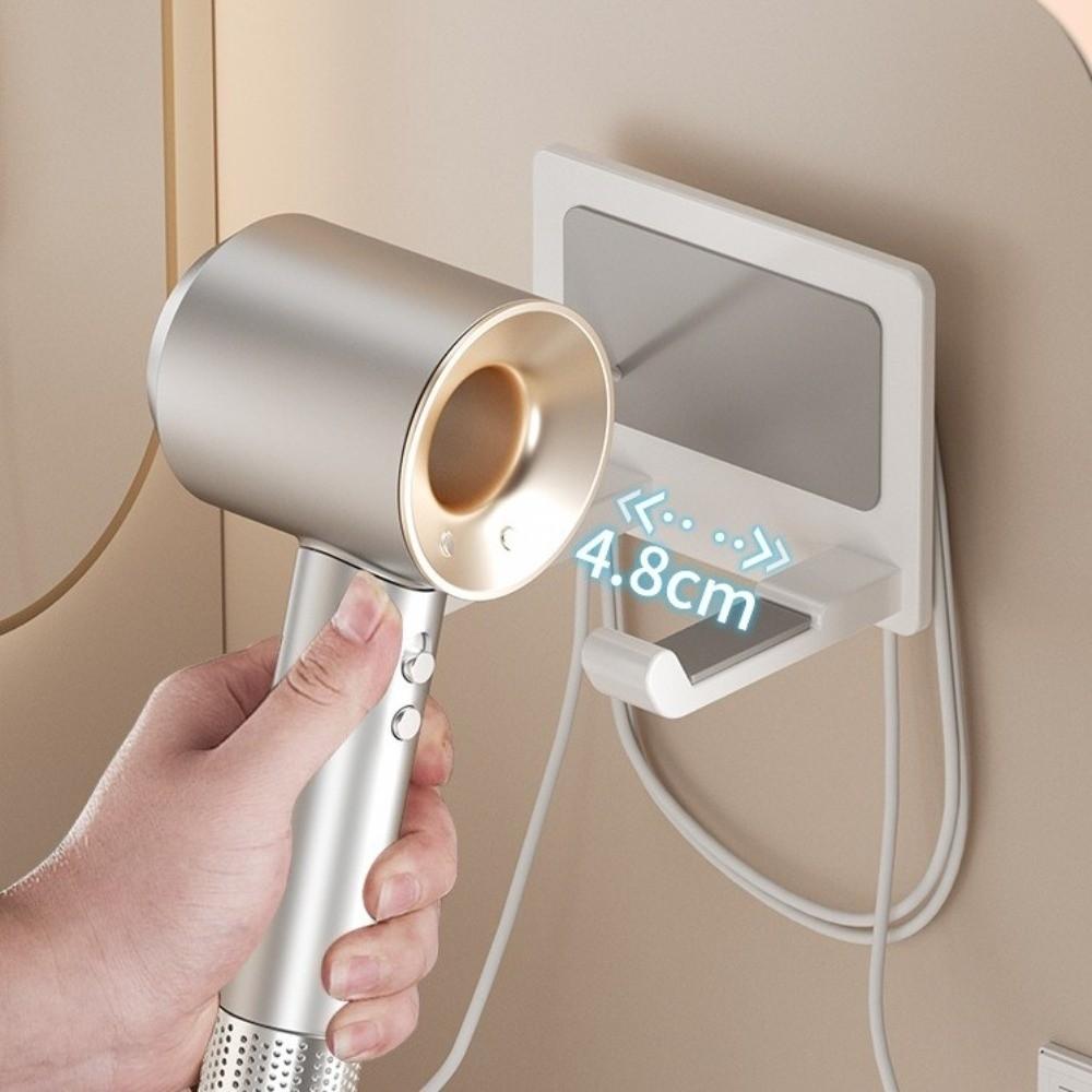 Selbstklebender Föhnhalter Stanzfreies Design Platzsparend Selbstklebehalter Universelles Wandmontagegestell