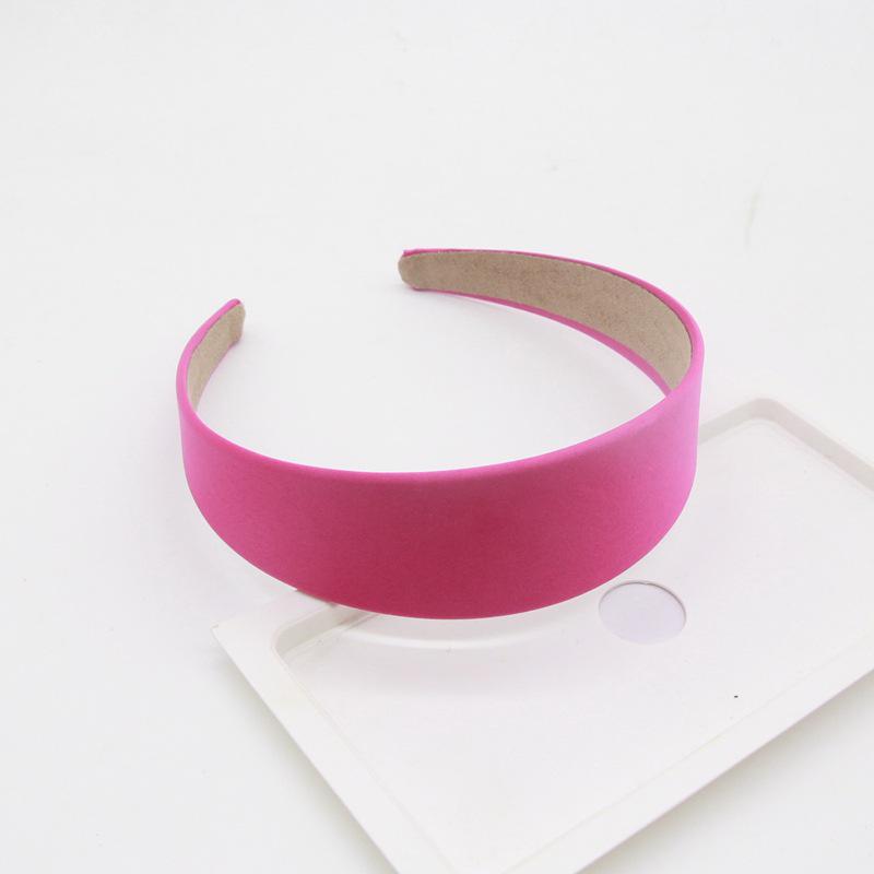 Korean Silk Satin Headband - 4cm Widened Fairy Style