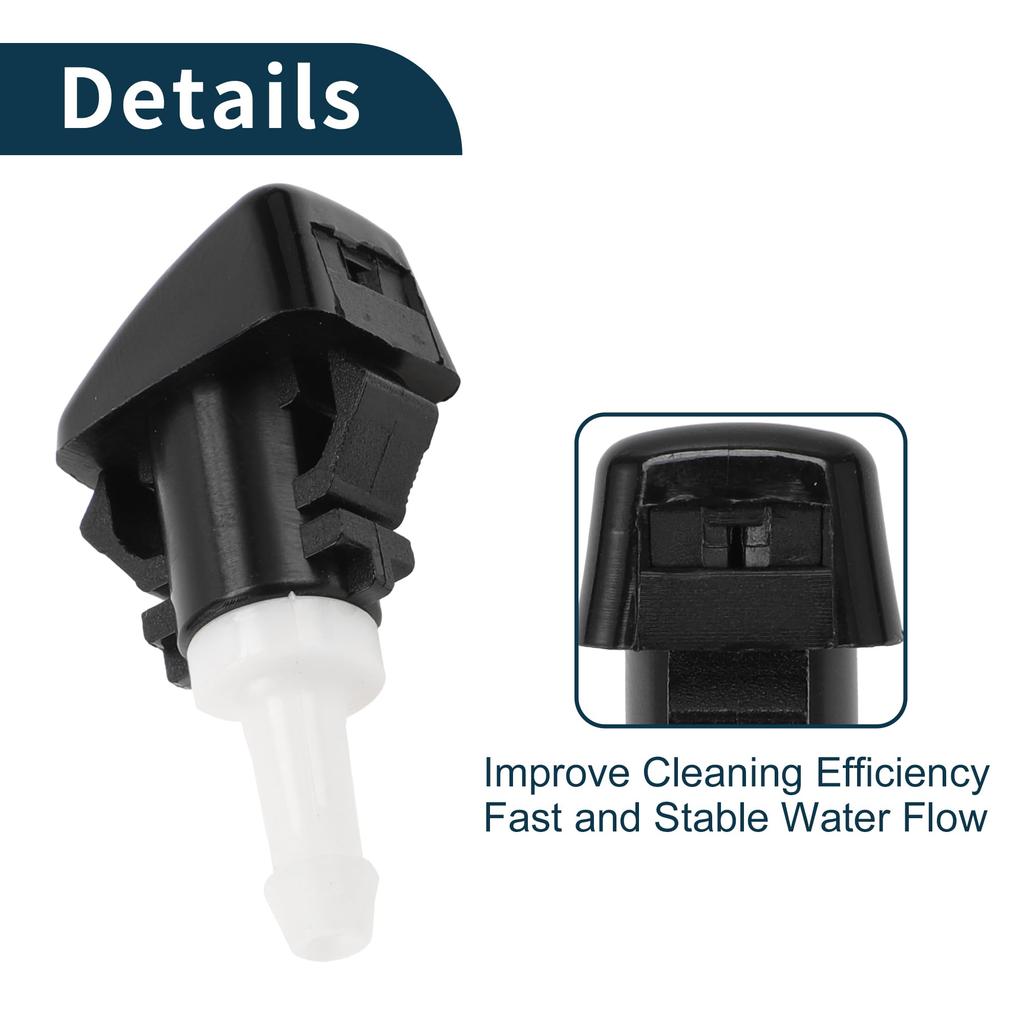TUCKBOLD Front Black White Windshield Washer Nozzle No.4805742AB For Dodge Grand Caravan 2008-2020 200 200 20 200 200 20 20