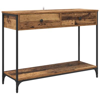Console Table Reclaimed Wood Look 100 X 34.5 X 75 Cm Particleboard