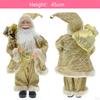 Santa Claus Figurines, Standing Figurines Decorations Gift for Indoor Home Office