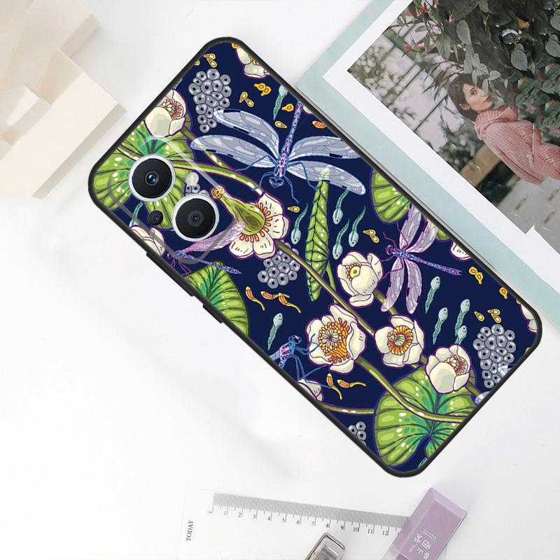Dragonfly Case For OPPO Reno 11F 4Z 5Z 8T 10 Pro 4 6 7 8 5 Lite OPPO Find X6 Pro X2 X3 X5 Lite Cover