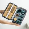 Travel Kung Fu Tea Set Japanese Small Set Household Simple Brewing Teapot Ceramic Teacup Outdoor Tea Tray Portable Bag