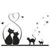 Rideau de douche - MSV - The Cat - 100% polyester - Anti-moisissure - 180 x 200 cm
