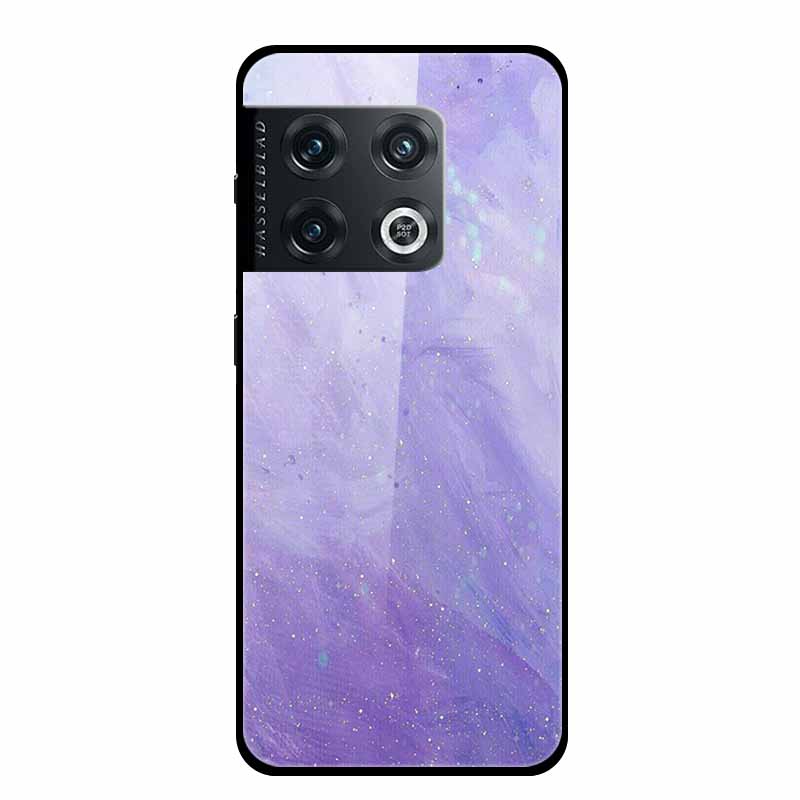 For OnePlus 10 Pro Case Marble Tempered Glass Back Cover Hard Case For OnePlus 10 Pro Shockproof Fundas NE2210 Protective Coque