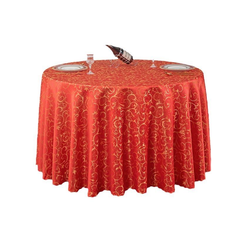 Round Table Tablecloth European Restaurant Hotel Table Tablecloth Tablecloth Decorative Table Mat Table Mat Cloth