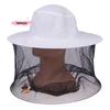 M-Professional BeeKeeping Protective Bee Hat Anti Bee White Hat-Veil Combo Bee Hat Bug Mesh Mask Beekeeping Protection Beekeeper