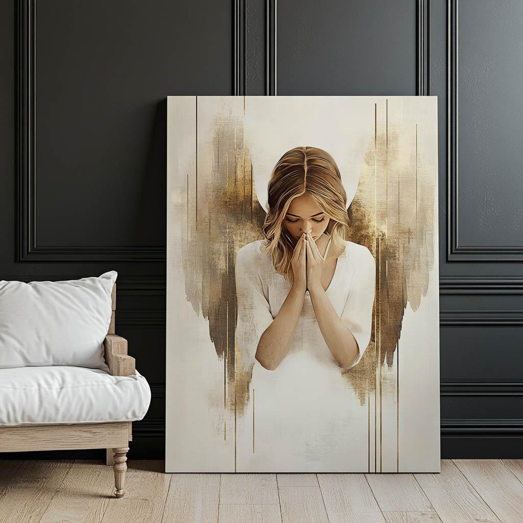 Wspólnota Z Niebem Wspólnota Z Niebem, 50X70 Cm, Bez Ramy, Płótno Premium Na Blejtramie