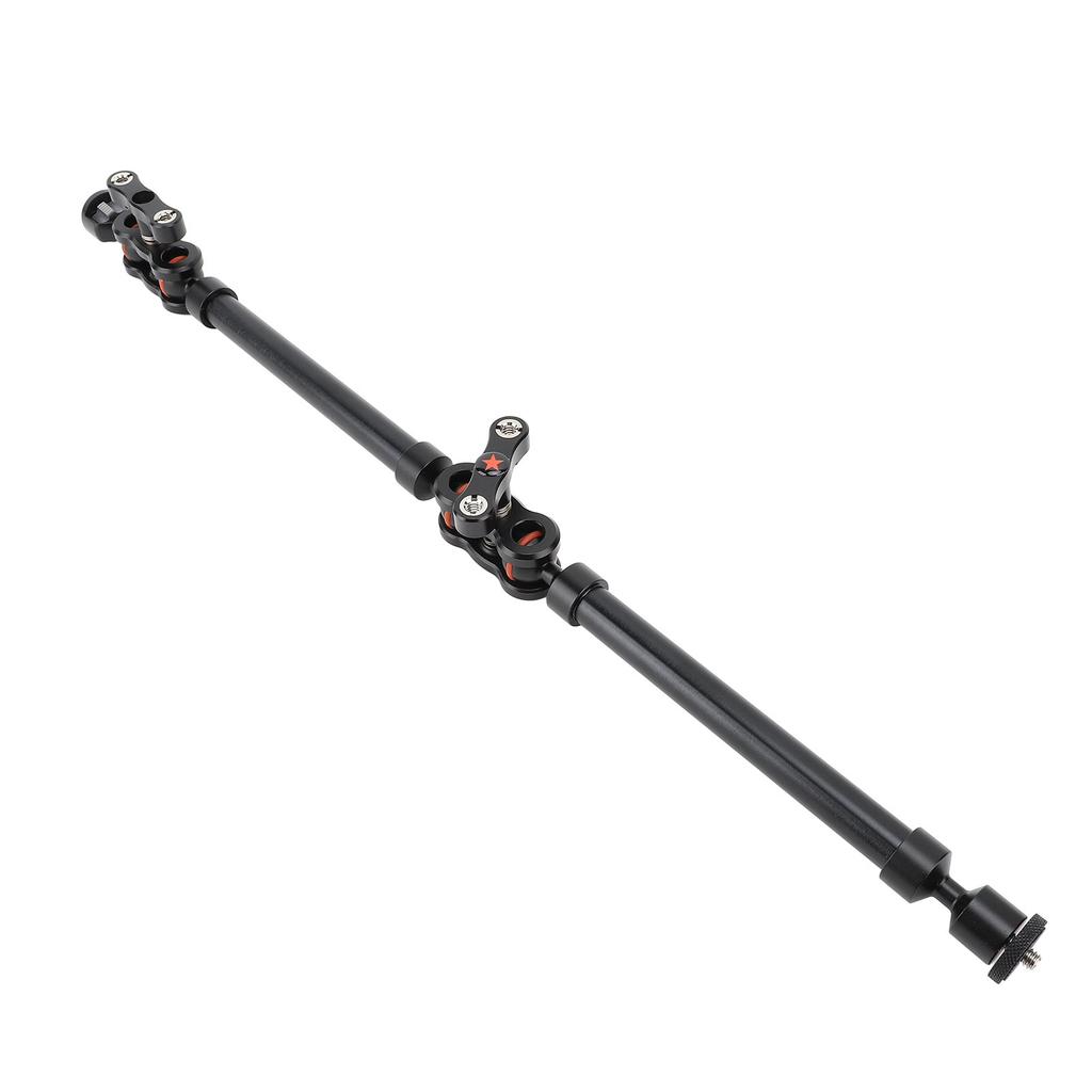 Camera Mount Adjustable Arm 530mm Double Sections Extension Metal Articulating Arm Stand