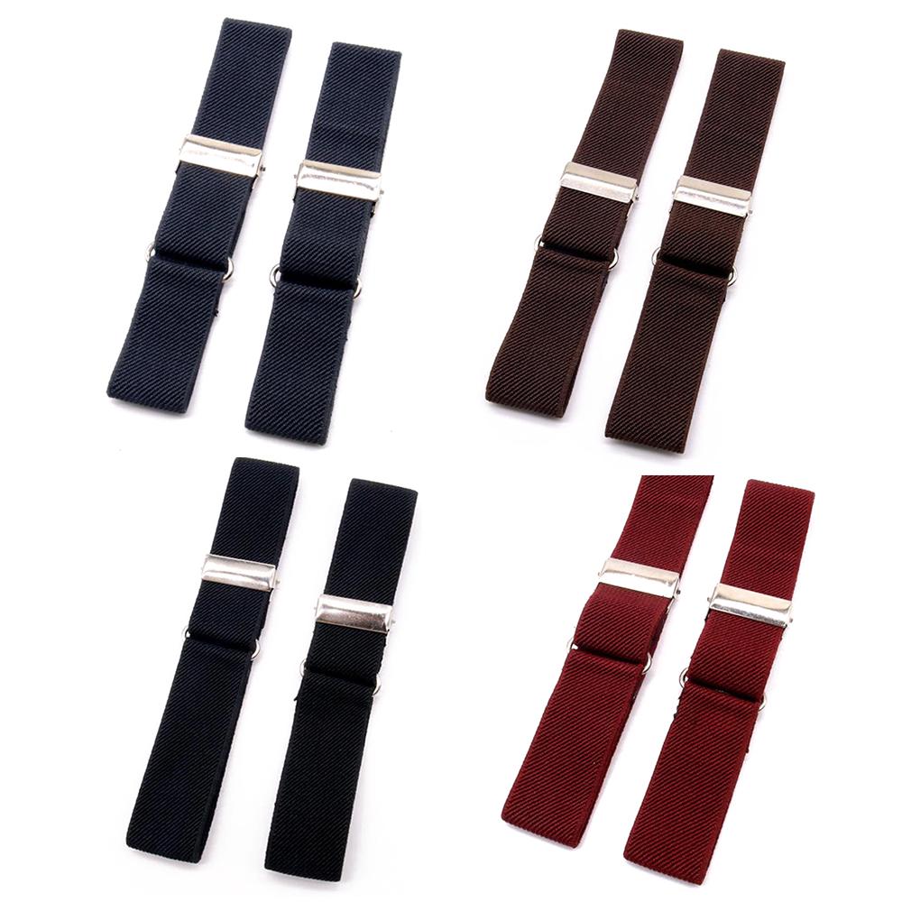 2x Anti-slip Shirt Sleeve Holders Armbands Arm Band Stretch Garter Elastic Chic