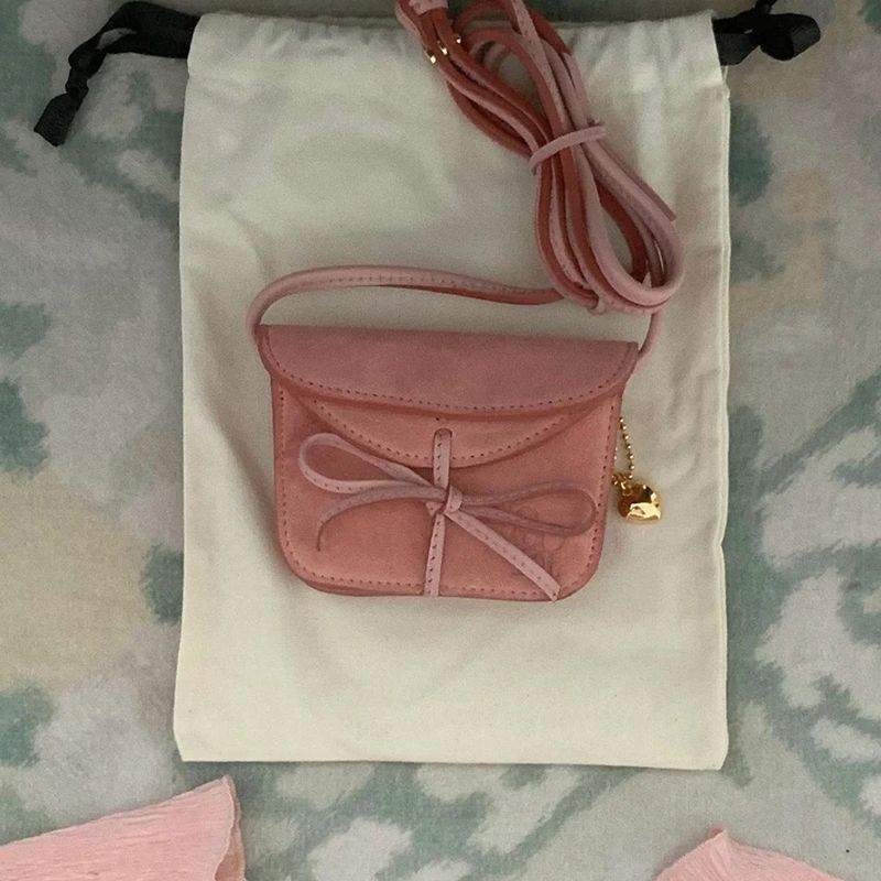 

Милая крутая квадратная сумка-мессенджер с бантом, женская винтажная красная мини-сумка, женская ретро-повседневная сумка через плечо, эстетичная