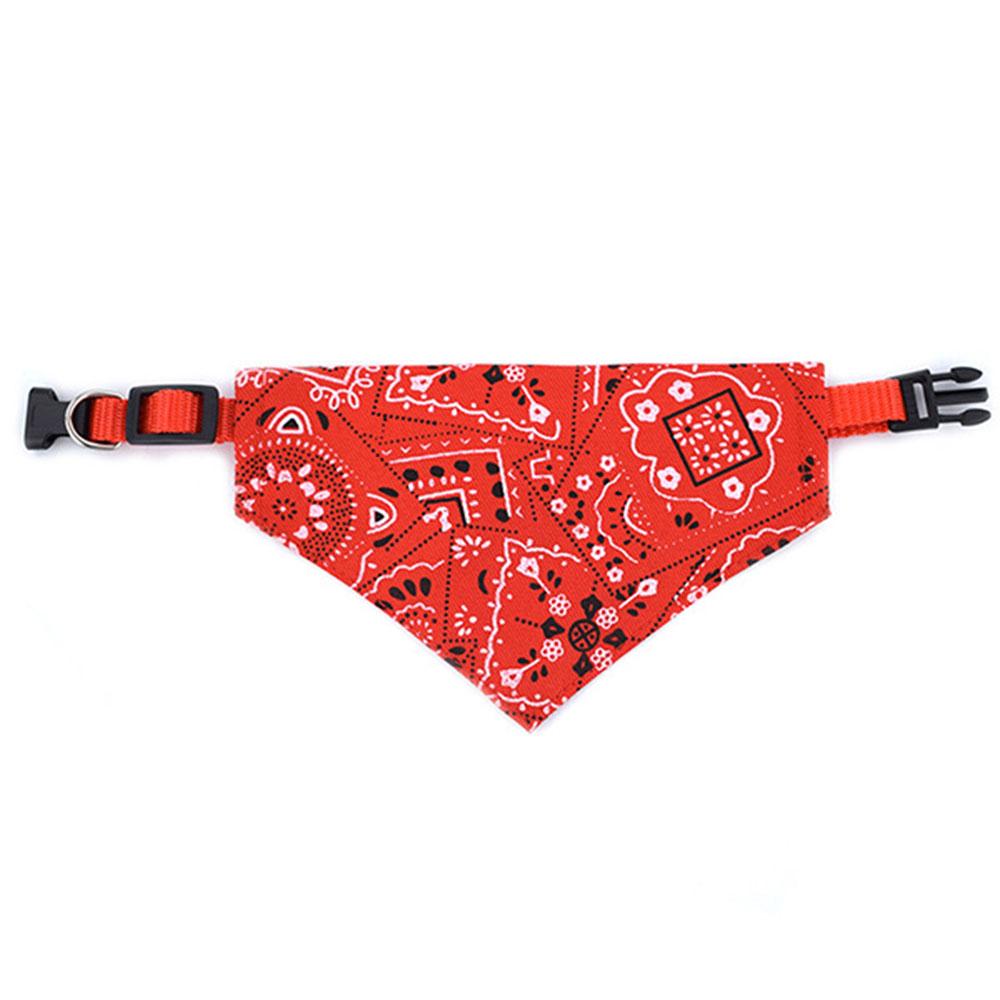 Dog Bandanas Bibs Large Pet Scarf Adjustable Pet Cotton Plaid Washable Bow Tie Collar Cat Dog Scarf Big Dog Accessories Kerchief