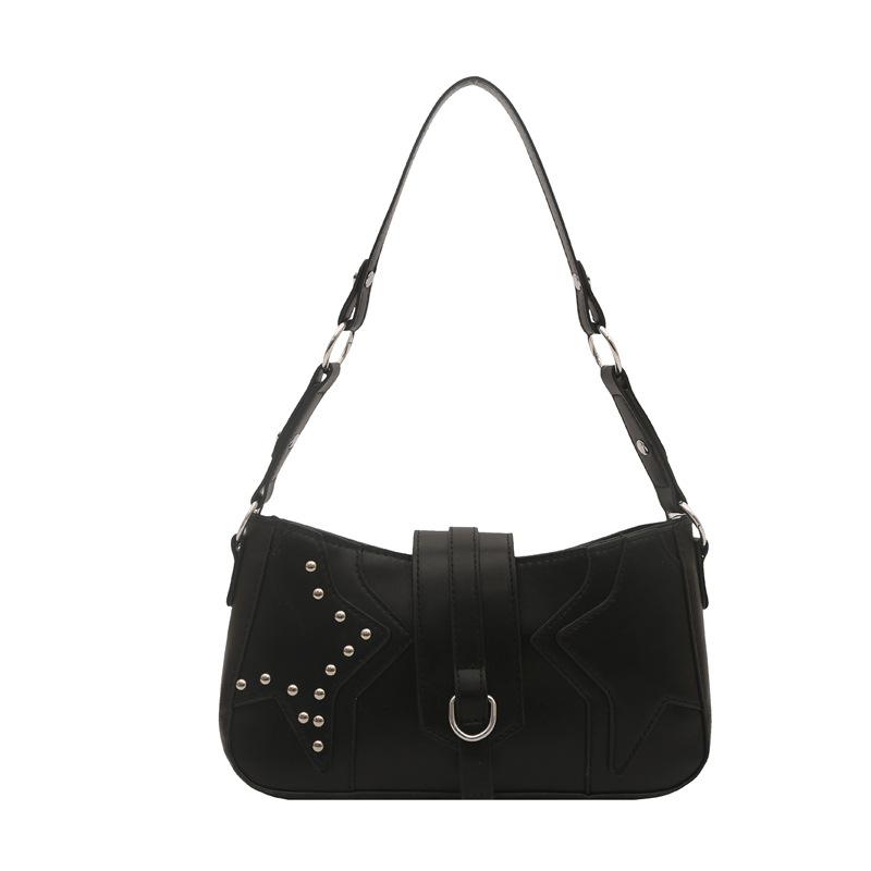 Hot Girl Retro Style Crossbody Motorcycle Bag Shoulder Bag for Women Single-Waist Bag