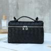 Manufactural-customized LP Hand-woven Bag Genuine Leather Women's High-quality Large-capacity All-matching Cosmetic Cross-section Small Square