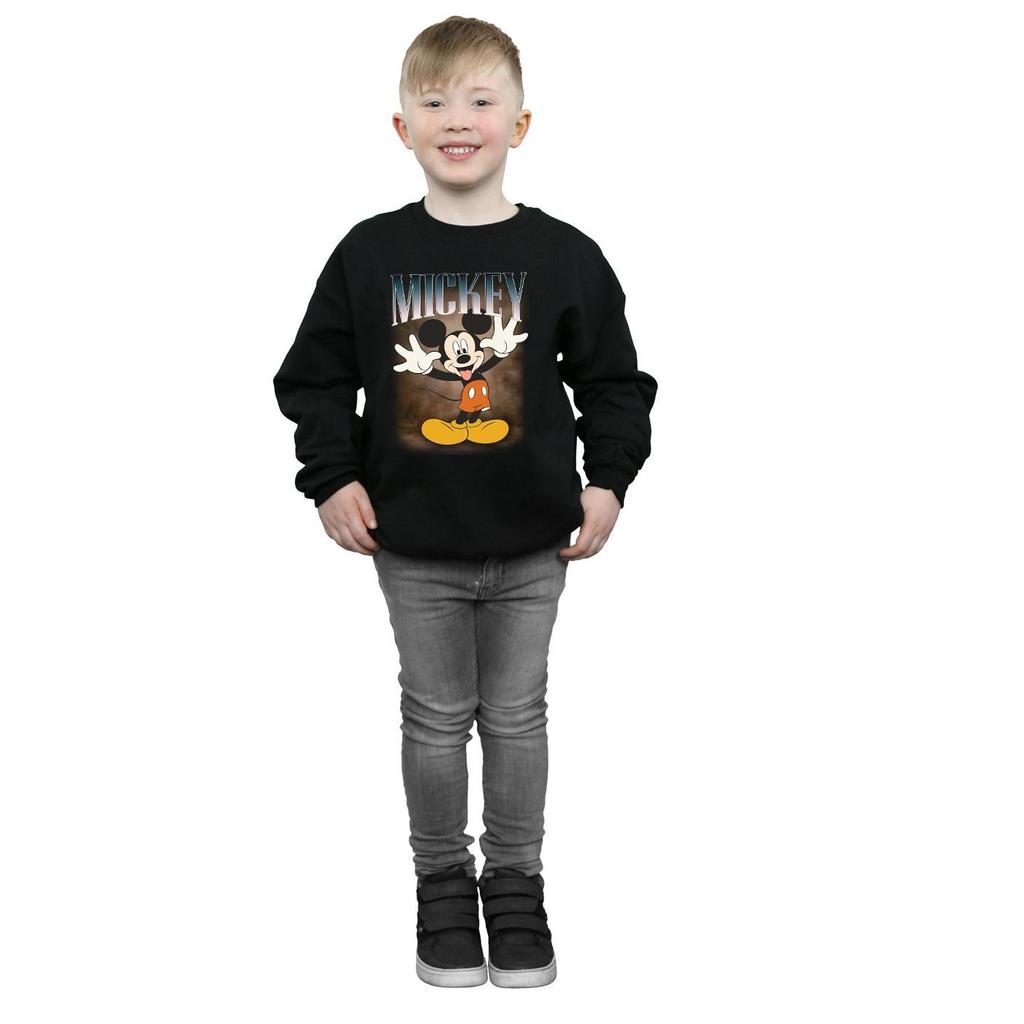 Disney Jungen Mickey Mouse Zungenmontage Sweatshirt