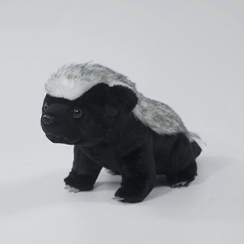 Honey Badger Plush Toy Mellivora Capensis Plushies Simulation Animal Dolls Kids Gifts 30cm