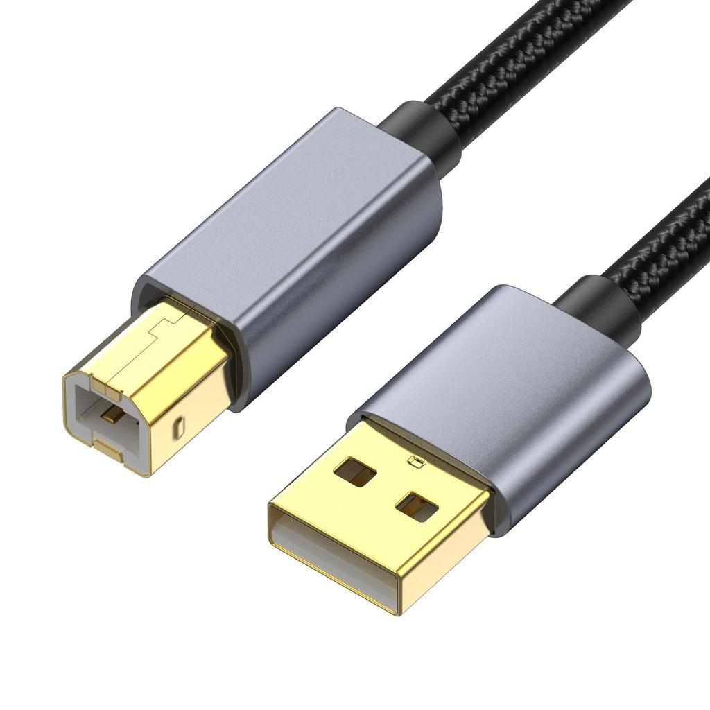 USB Printer Cable 1.8m Length USB 2.0 Type A Male to B Male Scanner Cord for MIDI Controller