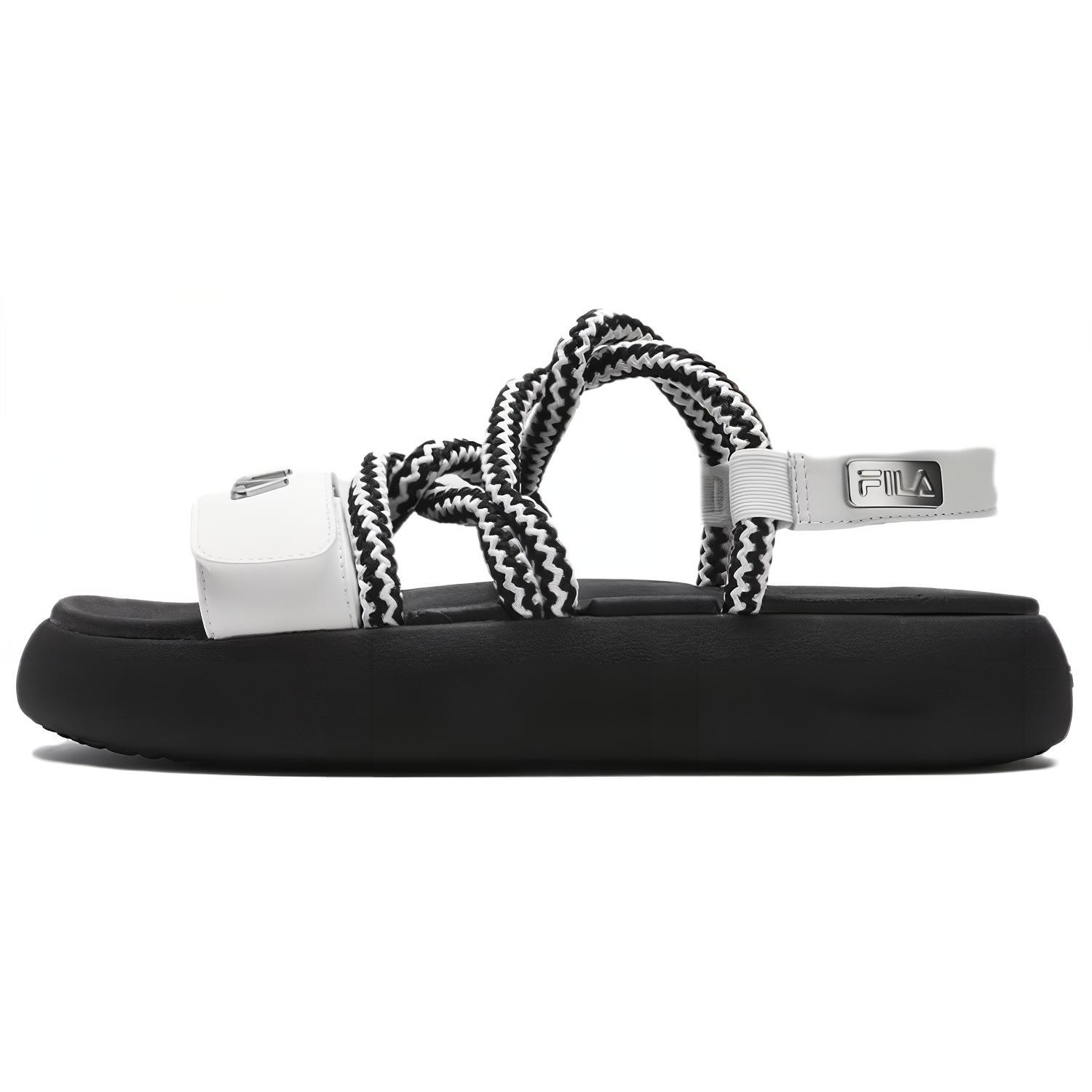 

New FILA Churro Beach Sandals Women s White Black F12W421404FSB 38.5