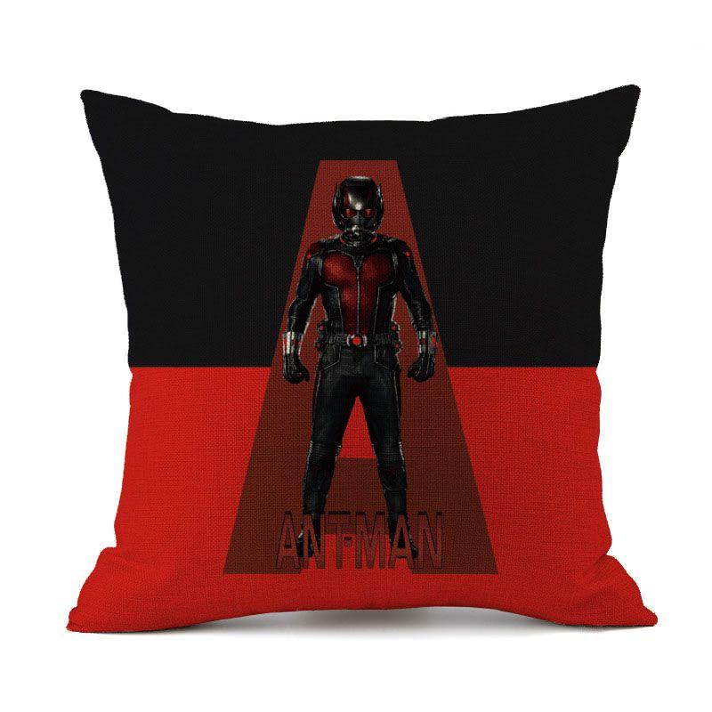 Elegante Superhelden Spiderman Ironman Superman Kissenbezug Mit Unsichtbarem Reißverschluss