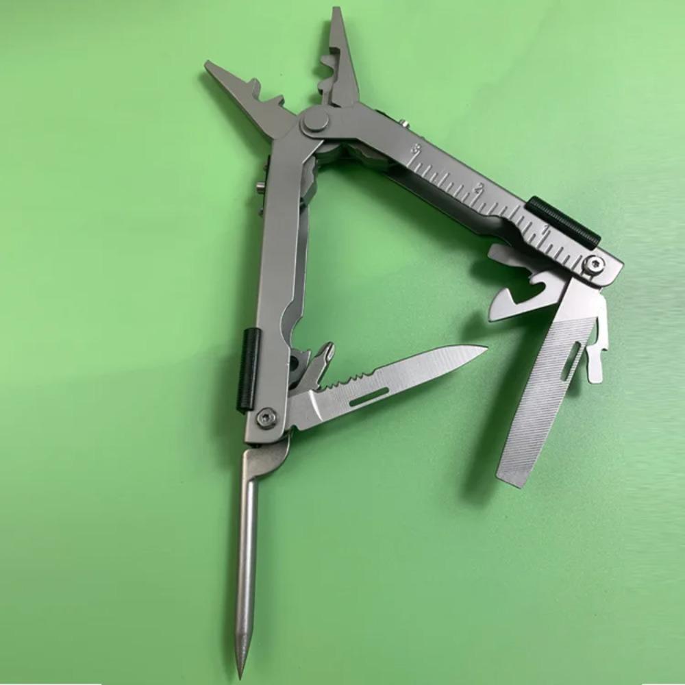 BIESUO Multifunctional Pliers Expansion Outdoor Knife Pliers with Ruler Tool Multi Tool